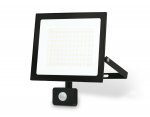 Прожектор светодиодный с датчиком движения Ambrella ST8118 BK черный IP65 LED 6500K 100W 208*178*31