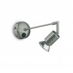 Светильник бра Ideal lux STRALE AP1 NICKEL (13183)