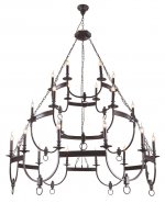 Люстра Crystal Lux SUERTE BROWN SP12+6+6 (3110/324)