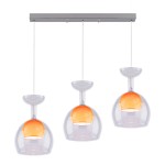 Светильник подвесной SUNRISE03 PLL0010305OR металл, стекло SMD LED 3*5W