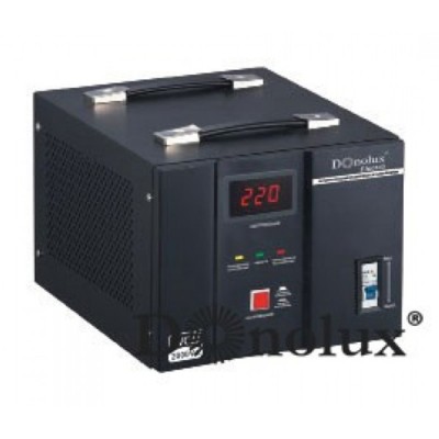 Donolux Электромех. стабилизатор напряжения однофазный SVC-II вертикал,5000ВА, 140-250В, 228х331х44