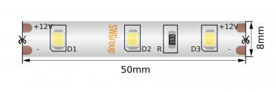 Лента светодиодная SWG SWG260 SWG260-12-4.8-W-66-M SWG260-12-4.8-W-66-M