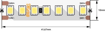 Лента светодиодная SWG PRO SWG2P168 SWG PRO SWG2P168-24-17.3-NW-20
