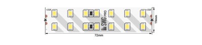 Лента светодиодная SWG PRO SWG2P196 SWG2P196-24-20-NW-20