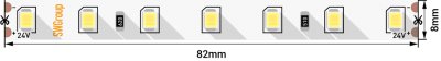 Лента светодиодная SWG PRO SWG2P80 SWG PRO SWG2P84-24-8.6-W Лента светодиодная SWG PRO SWG2P80 SWG PRO SWG2P84-24-8.6-W
