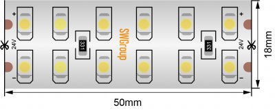 Лента светодиодная SWG SWG3240 SWG3240-24-19.2-WW-65-M Лента светодиодная SWG SWG3240 SWG3240-24-19.2-WW-65-M