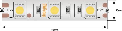Лента светодиодная SWG SWG560 SWG560-24-14.4-WW-68-M Лента светодиодная SWG SWG560 SWG560-24-14.4-WW-68-M