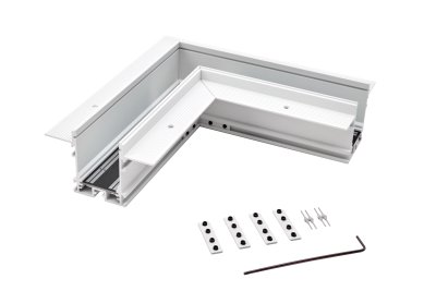 Угол для низковольтного трека SY SY-601901-RC-CN-1-WHMR-PCB