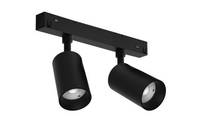 Светильник-спот светодиодный, серия SY-LINK, Черный, 2*10Вт, IP20, Теплый белый (3000К) SY-LINK-DBS-BL-2/10-WW