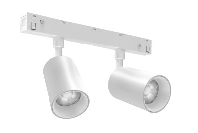 Светильник-спот светодиодный, серия SY-LINK, Белый, 2*10Вт, IP20, Теплый белый (3000К) SY-LINK-DBS-WH-2/10-WW
