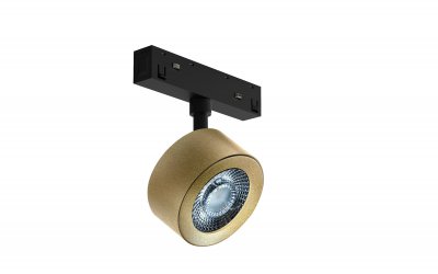 Светильник-спот широкий, серия SY-LINK, Золото, 10Вт, IP20, Теплый белый (3000К) SY-LINK-FTS-GD-10-WW
