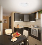 Светильник Saturn 80W R-860-SHINY IP44 с кантом Estares