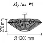Потолочный светильник Sky Line P3 01 01p