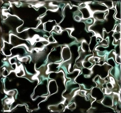 Панель Артполе, 3D стекло, SMOGGY, черный, 600х600мм, 0,36м2, 1шт.