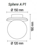 Настенно-потолочный светильник Sphere AP1 74 00