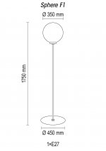 Напольный светильник Sphere F1 10 00