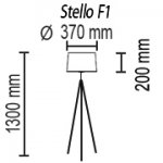Напольный светильник Stello F1 10 01g