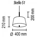 Подвесной светильник Stello S1 10 01g