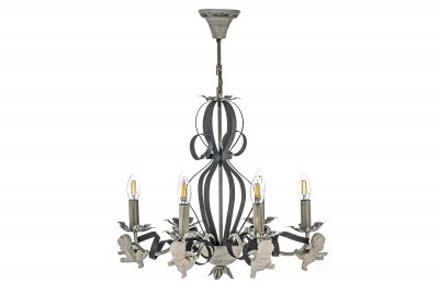 Подвесная люстра с ангелами Arti Lampadari Surano E 1.1.6 S Подвесная люстра с ангелами Arti Lampadari Surano E 1.1.6 S