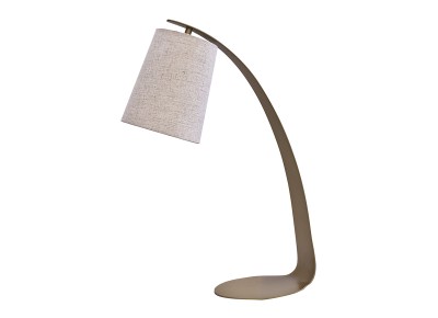 Donolux Настольная лампа, абажур бежевого цвета, диам 18 см, выс 54 см, 1хЕ27 60W, цвет арматуры золот