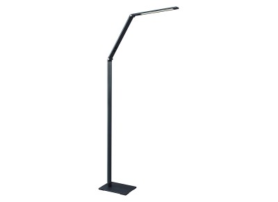 Donolux торшер, 8 Ватт, 400 Lm, 3000К, черный алюминий, сенсорный выключатель. Габариты: 240х170х140
