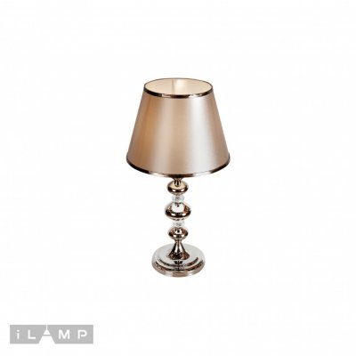 Настольная лампа iLamp Brooklyn T2401-1 Nickel Настольная лампа iLamp Brooklyn T2401-1 Nickel