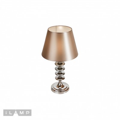 Настольная лампа iLamp Rolling T2406-1 Nickel Настольная лампа iLamp Rolling T2406-1 Nickel