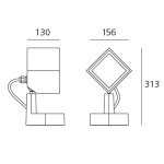 Фасадная подсветка Artemide T4188ELN00 Epulo
