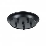 Потолочная чаша 205мм черного цвета на 5 выводов Maytoni T455-05-BASE Dakota