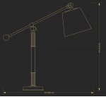 Настольная лампа Kutek TADEA TAD-LG-1(P/A)