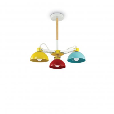 

Люстра разноцветная Ideal lux TITTI PL3 (157146, TITTI PL3