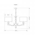 Люстра KUTEK MOOD TIVOLI TIV-ZW-2 (N) 