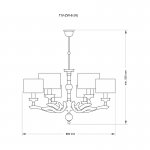 Люстра KUTEK MOOD TIVOLI TIV-ZW-6 (N) 