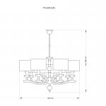 Люстра KUTEK MOOD TIVOLI TIV-ZW-8 (P) 