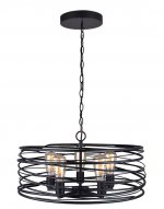 Люстра подвесная Carol TL1187H-05BK Toplight