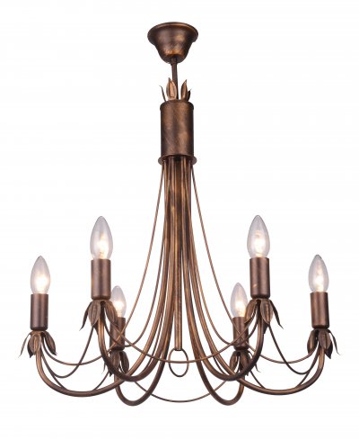 

Люстра подвесная Lucinda TL7350D-06BR Toplight, TL7350D-06BR