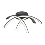 Люстра светодиодная черная TLAR3-51-07/B/4000К Лючера