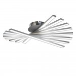 Люстра серая TTLCI8-51-01/Gr/4000К Лючера