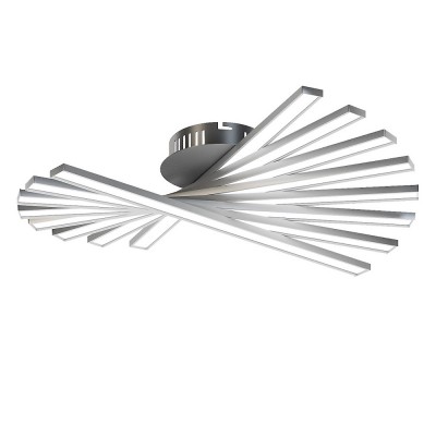 Люстра серая светодиодная TTLCI8-51-01/Gr/3000К Лючера Люстра серая светодиодная TTLCI8-51-01/Gr/3000К Лючера