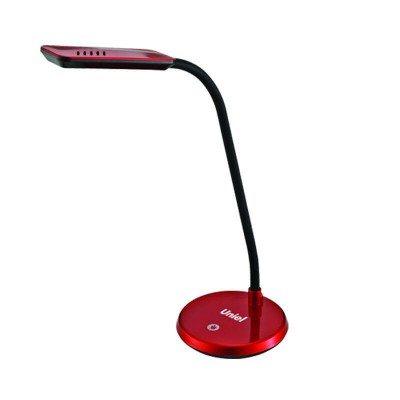 Лампа настольная Uniel TLD-510 Red/LED/550Lm/4500K/Dimer Лампа настольная Uniel TLD-510 Red/LED/550Lm/4500K/Dimer