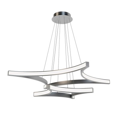 Люстра светодиодная серая TLRO2-40/70-01/Gr/3000К Лючера Люстра светодиодная серая TLRO2-40/70-01/Gr/3000К Лючера