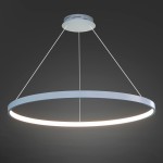 Люстра светодиодная серебро TLRU1-70-01/S/3000К Лючера