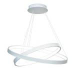 Люстра светодиодная 2 кольца белая TLRU2-30/40-01/W/4000К Лючера