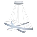 Люстра белая светодиодная TLRU3-30/40/50-01/W/4000К Лючера