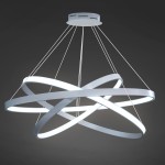 Люстра светодиодная серебристая TLRU3-50/60/70-01/S/4000К Лючера