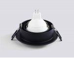 Светильник встраиваемый Ambrella TN102724 BK черный GU5.3 92*92*23