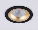 Светильник встраиваемый Ambrella TN102725 BK/GD черный/золото GU5.3 92*92*23