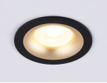 Светильник встраиваемый Ambrella TN102725 BK/GD черный/золото GU5.3 92*92*23