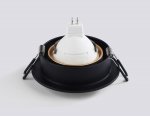Светильник встраиваемый Ambrella TN102725 BK/GD черный/золото GU5.3 92*92*23