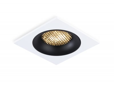 Светильник встраиваемый Ambrella TN102727 WH/BK белый/черный GU5.3 92*92*23 Светильник встраиваемый Ambrella TN102727 WH/BK белый/черный GU5.3 92*92*23